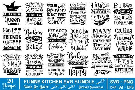 Download Free Funny Kitchen Sign SVG Cut File Easy Edite