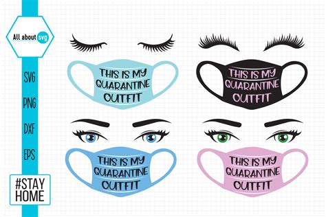 Download Free Funny Quarantine Outfits Bundle Files For Crafts