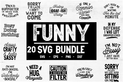 Download Free Funny SVG bundle - SVG DXF EPS PNG | M4 Files DXF Files