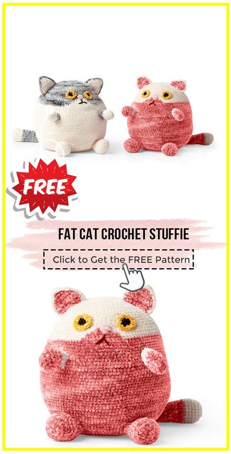 Download Free Funny fat cat. Postcards, objects, pattern For Crafts