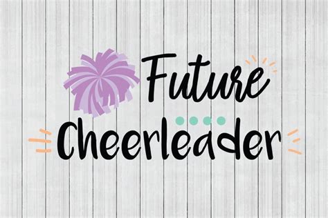 Download Free Future Cheerleader SVG, Cheer SVG, DXF File, Cuttable File For Cricut
