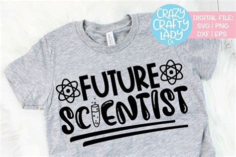 Download Free Future Scientist SVG Cut File Files DXF Files