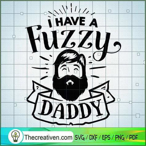 Download Free Fuzzy daddy SVG For Cricut