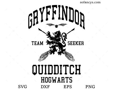 Download Free GRYFINDOR quidditch team DXF Files