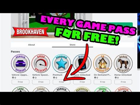 Free Gamepass - Roblox