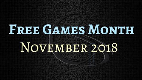 Free Games This Month