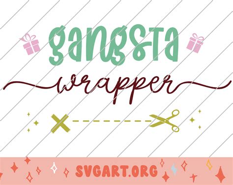 Download Free Gangsta Wrapper SVG Cutting File Commercial Use Free PSD Mockups