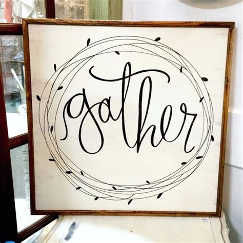 Download Free Gather - Hand Lettered Easy Edite