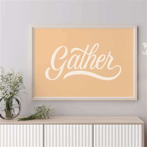 Download Free Gather - Hand Lettered For Cricut