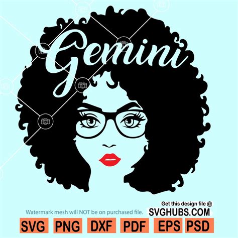 Download Free Gemini girl ... I AM THE STORM SVG Files DXF Files