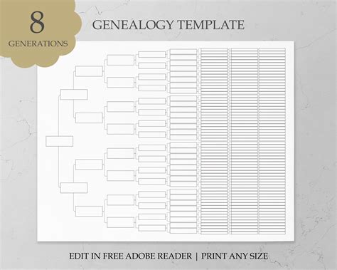 Download Free Genealogy Printable