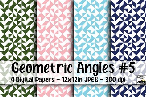 Download Free Geometric Angles Digital Papers Files