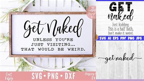 Download Free Get Naked Bathroom SVG Cut File Files For Crafts