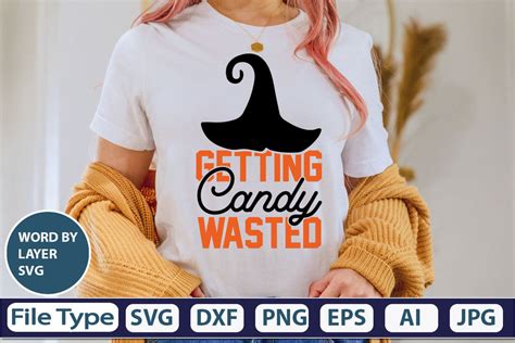 Download Free Getting Candy Wasted SVG Cut File Silhouette Free PSD Mockups