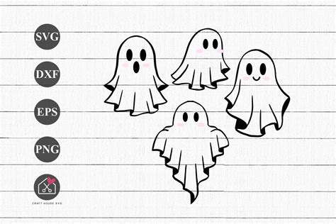 Download Free Ghost Packs Halloween Svg Design Files