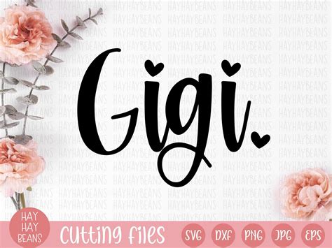 Download Free Gigi SVG For Crafts
