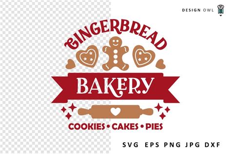Download Free Gingerbread Bakery Cricut SVG