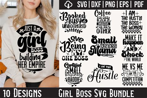Download Free Girl Boss SVG, Girl Power SVG, DXF File, Cuttable File Files
