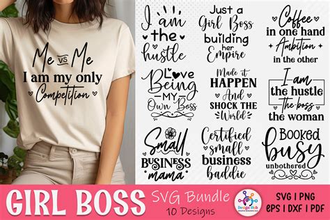 Download Free Girl Boss SVG, Girl Power SVG, DXF File, Cuttable File Files DXF Files