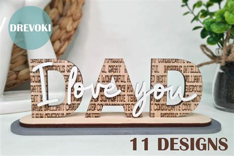 Download Free Girldad Hashtag Father's Day Gift DXF Files
