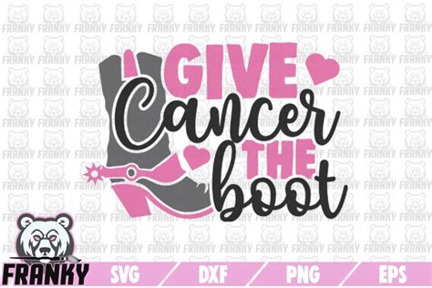 Download Free Give Cancer The Boot DXF Files