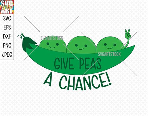 Download Free Give Peas A Chance! Files Free PSD Mockups