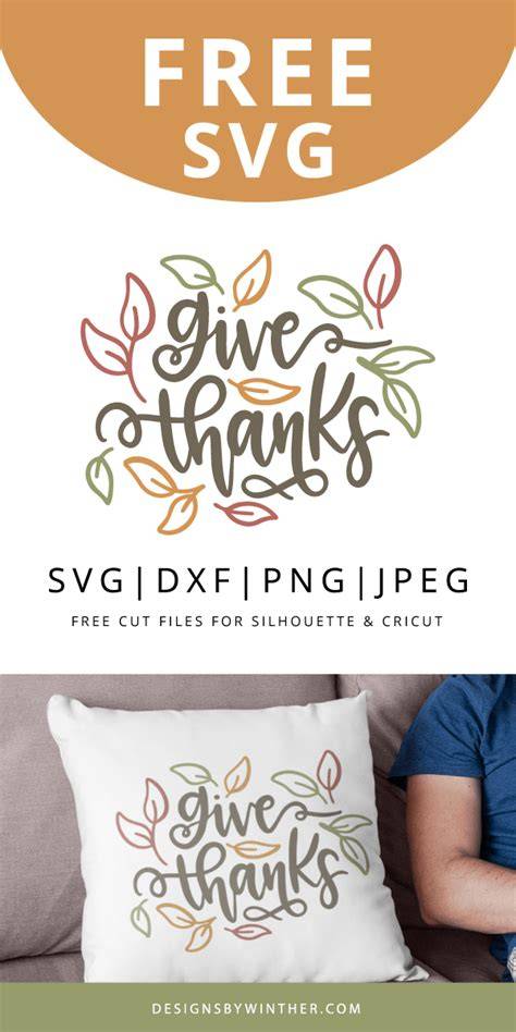 Download Free Give thanks - SVG file DXF Files