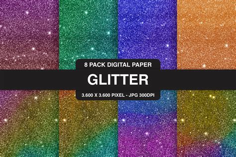 Download Free Glitter Textures Digital Paper For Crafts