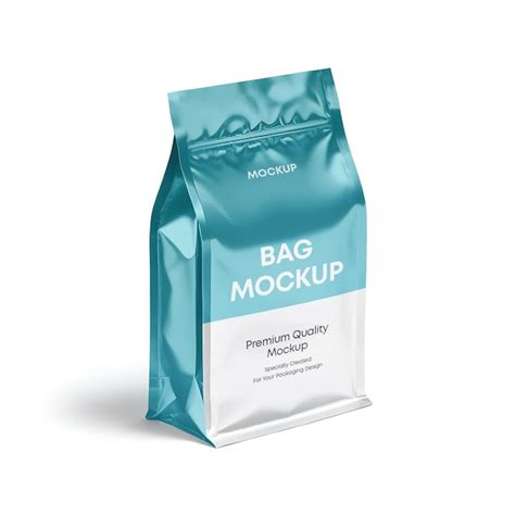 Download Free Glossy Bag Mockup - Front View PSD Generator