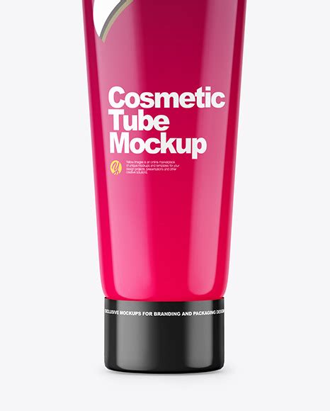 Download Free Glossy Cosmetic Tube Mocup PSD Generator PSD Files