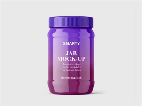 Download Free Glossy Jar Mockup PSD Generator PSD Files