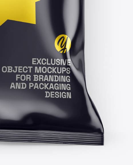 Download Free Glossy Snack Pack Mockup - Back View PSD PSD Yellowimages PSD Files