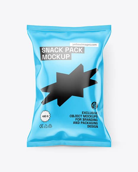 Download Free Glossy Snack Pack Mockup PSD Generator PSD Files