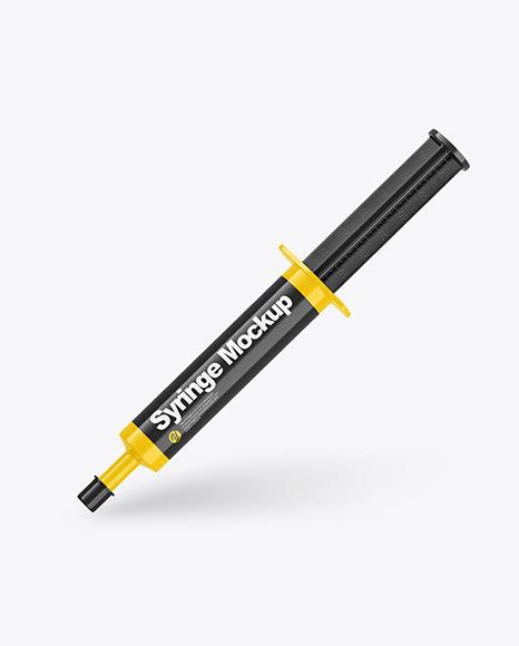 Download Free Glossy Syringe Mockup PSD PSD Yellowimages PSD Files