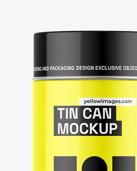 Download Free Glossy Tin Can Mockup PSD Free Mockups Yellowimages PSD PSD Files