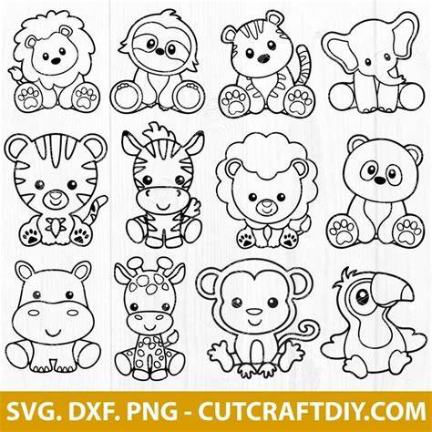 Download Free Glow Animals - Sparkling Clipart DXF Files