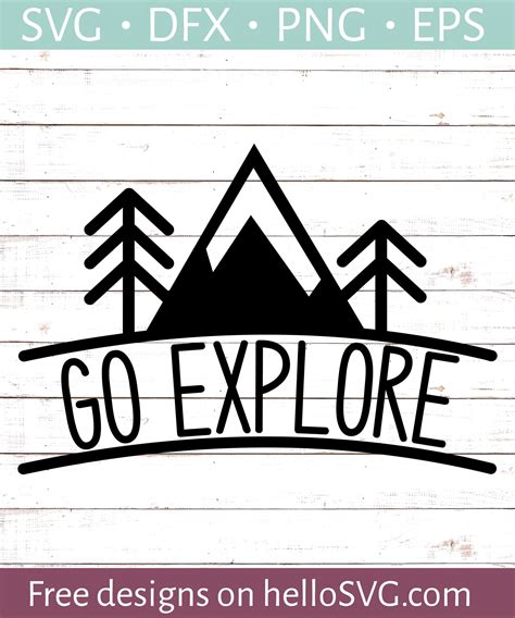 Download Free Go Explore Bundle Cricut SVG