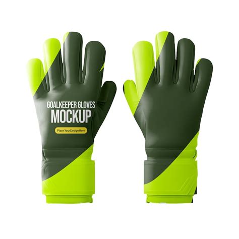 Download Free Goalkeeper Gloves Mockup PSD Generator