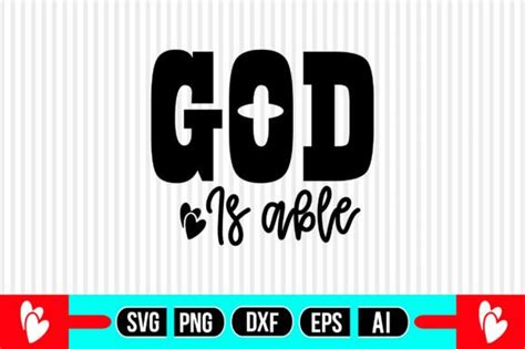Download Free God is able SVG Crafts
