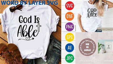 Download Free God is able SVG Cut Files