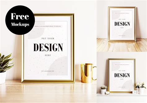 Download Free Gold Frame. 42 PNG Files Free PSD Mockups