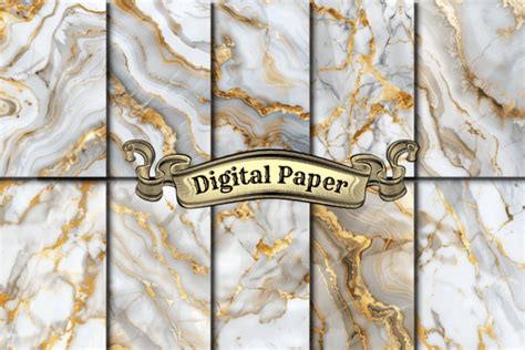 Download Free Gold Marble Digital Paper Files