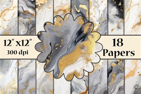 Download Free Gold Marble Digital Paper Files DXF Files