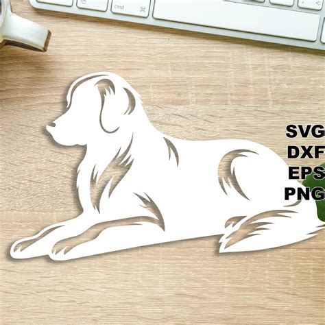 Download Free Golden Retriever SVG Cut File Files DXF Files