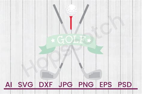 Download Free Golf - SVG File, DXF File Creativefabrica Free PSD Mockups