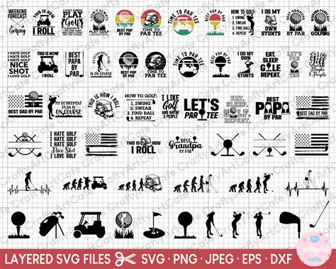 Download Free Golf - SVG File, DXF File Cricut SVG For Crafts
