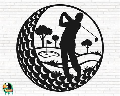 Download Free Golf - SVG File, DXF File Printable