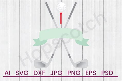 Download Free Golf Clubs - SVG File, DXF file Images
