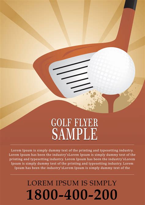 Free Golf Flyer Template Word