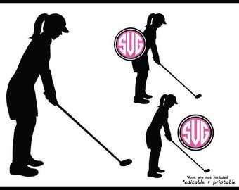 Download Free Golf is fore Girls DXF Files